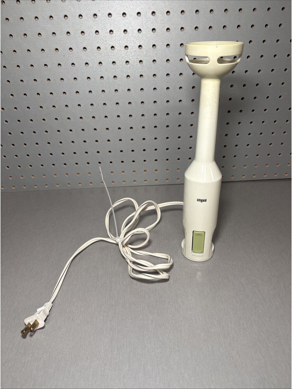 Braun Immersion Hand Blender Stick Mixer Model 4169 Vintage Multipractic White